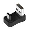 Adaptador USB A macho revolución tipo-C 3.1 Adaptador OTG C revolución A macho codo medio adaptador tridimensional en forma de U