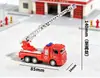 Carro de Brinquedo de Liga Metálica Modelo Transfronteiriço Escala 1:64 Carro de Brinquedo de Deslizar Mini Simulação Transportador Escavadeira Carro Pequeno