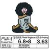 Le Si bordado do logotipo bordado computadorizado menina sexy estilo europeu e americano distintivo patch bordado adesivo de tecido acessórios de vestuário de alta qualidade