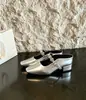 Sandalias de vestir tipo francés para mujer, de punta cuadrada, con plataforma para aumentar altura, tacón grueso y puntera cerrada, cómodas y versátiles, nuevo modelo de otoño