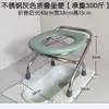 . Inodoro de confinamiento para mujeres embarazadas silla de inodoro plegable para ancianos y discapacitados simple foso de sentadillas doméstico inodoro temporal móvil