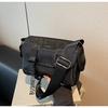Bolsa Mensageiro Estilo Hong Kong Transfronteiriça, Bolsa Casual Feminina Estilo Escuro, Nova Bolsa Transversal Versátil Retrô 2026, Leve para Viagem