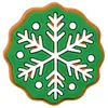 Funda de Teléfono Navideña Transfronteriza Accesorios para el Cabello Accesorios de Decoración DIY Decoración Plana Copo de Nieve de Dibujos Animados Parche de Goma Suave de PVC