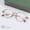 HQ20016 personalidad dulce marco redondo pequeño cara cuadrada redonda modificación forma de la cara espejo plano vida desplazamientos con gafas para miopía