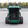 Exportado para a Itália: Mini Carregadeira de Esteiras, Carregadeira Multifuncional para Construção e Agricultura, Bobcat para Carregamento e Descarregamento de Ração