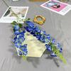 Nueva Flor Artificial Lavanda Chihiro Pequeña Floral Boda Decoración Habitación Boda Jacinto Camino Alto Flor Falsa Arreglo Floral