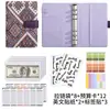 Estilo Étnico Amazon Transfronteiriço Caderno Macaron A6 de Folhas Soltas Bolsa com Zíper Multifuncional Planejamento de Orçamento