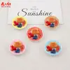 Prato Xadrez Novo para Muffin de Frutas Materiais para Artesanato DIY Cola Cremosa Acessórios de Resina Enfeites de Cabelo Pingentes