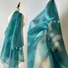 Accesorio de Hilo de Cristal Color Café Dorado Malla de Luz de Agua Alta Densidad Organza Dura Hecho a Mano DIY Arreglo Tejido de Diseñador