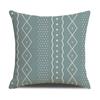 Funda de almohada Amazon Nordic Home Decor Letra geométrica Funda para cojín de sofá Cojín de oficina Extraíble y lavable