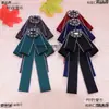 Pajarita con Cuello Floral para Mujer, Estilo Universitario, Accesorio Formal de Broche para Camisa Estilo Británico Profesional por Metabo
