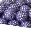 10-22 MM Resina Broca Bola Chapeamento Fundo luz roxo Broca Bola Contas Chunky Beads DIY Diamond Grandes Contas