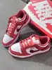 Putian Puro Original Dunk Low Puro Original Blanco y Negro Panda Hombres y Mujeres Pareja Zapatillas Casuales de Caña Baja Zapatillas para Correr