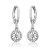 Lote mixto de varios estilos aretes de oro para mujer con colgante geométrico de circón microincrustado joyería de oreja de nicho de alta gama