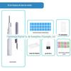 Fone de ouvido limpeza caneta ferramenta de limpeza limpeza artefato limpeza sem fio Bluetooth caixa de carregamento furo escova ferro pó ponto preto limpeza