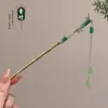 Horquilla de Pelo con Borla Floral, Nuevo Estilo Chino, Estilo Antiguo, Horquilla de Gama Alta de Nicho, Horquilla de Madera, Hanfu, Cheongsam, Accesorio para el Cabello para Mujeres