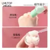 Lmltop Set de 7 Botellas de Viaje 50ml Botella Dosificadora de Cosméticos Botella con Atomizador Botella de Presión Caja para Crema Sy760