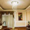 Candelabro Moderno de Cristal, Luz para Escalera de Caracol, Lámpara para Sala de Estar, Gran Candelabro Dúplex, Candelabro para Villa, Venta Directa del Fabricante