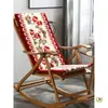 Cojín Universal de Invierno para Sillón Reclinable Cojín Espeso para Silla de Siesta Silla Mecedora Silla de Ratán Reclinable de Bambú Silla para Persona Mayor Plegable Cojín de Asiento Respaldo