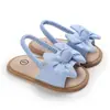 Sandalias de Bebé Niña Lindas Frescas con Lazo Verano 0-6-12 Meses Zapatos para Niños Pequeños 0-1 Año