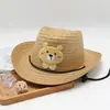 Chapéu de Palha Infantil para Meninos, Chapéu de Cowboy para Proteção Solar de Verão ao Ar Livre, Chapéu Jazz para Meninas, Chapéu de Sol para Viagem, Chapéu Fresco