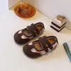 Zapatos de Princesa Mary Jane Retro para Niñas de Cuero 2026 Nueva Versión Coreana Primavera y Otoño Casual Versátil Suela Suave Zapatos de Rendimiento