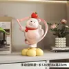 Adorno Giratorio Oso de Manzana Descompresión Estabilidad Emocional Gadget Práctico Decoración para Escritorio Regalo de Cumpleaños