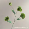 Flor Artificial Eustoma de 4 Cabezas Decoración de Salón de Ceremonias de Boda Techo Techo Alto Arreglo Floral Hogar Comercio Exterior Fabricante Transfronterizo Mayorista