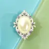 Accesorios de Aleación con Pedrería de Perlas Placa de Flor para Manualidades Hebilla de Pedrería Adornos Botones para Ropa Bolsos Hechos a Mano En Stock Venta al por Mayor
