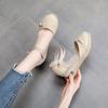Sandalias de verano para mujer, nuevas, de cuña, casuales, romanas, de tacón alto, europeas y americanas, de moda, estilo coreano, populares