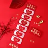 2026 Ano do Cavalo Envelopes Vermelhos para o Ano Novo Pacotes Vermelhos Dobráveis Pacote Vermelho Criativo para o Festival da Primavera Porta-Cartão de Dinheiro Envelopes Vermelhos