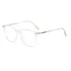 Óculos Quadrados de Negócios Estilo Japonês com Proteção Anti-Radiação Versáteis Sem Grau para Mulheres, Anti-Luz Azul, Adequados para Homens com Miopia, Podem Ser Personalizados com Lentes de Grau