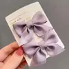 Pasador de Pelo para Niña Lazo Tocado Lindo Princesa Niña Pequeña Accesorios para el Cabello Niña Roja Popular Pinza Pasador para Bebé