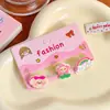 Nueva Tarjeta Coreana Mini Lindo Clip de Oso Dulce Flor Acrílica Conejo Pinza para el Cabello Flequillo de Bebé Accesorios para el Cabello