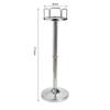 Estilo Europeo Acero Inoxidable Cubitera Soporte Dividido Plegable Portátil Bar KTV De Pie Vertical Soporte Cubitera Vino Champán