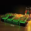 Junjie KTV Bar Estante Luminoso para Frutero Hierro Pintura Horneada Negra Creativo Snacks Plato para Botanas LOGO Imprimible