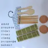 Ferramentas para Fazer Sushi, Faca de Sushi, Esteira de Bambu para Enrolar, Prato de Cerâmica, Colher Japonesa para Arroz, Conjunto de Moldes para Bolinho de Arroz e Sushi
