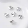 Cristal K9 forma redonda cuadrada sin base, pedrería apilada para arte de uñas DIY, accesorios de decoración de uñas, arte de uñas de primavera en 19 colores