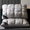 Núcleo de Almohada Cervical de Terciopelo de Plumas Mismo Estilo que Hotel Cinco Estrellas de Fábrica de Origen, un Par de Almohadas Individuales que No se Desinflan, para Uso Doméstico