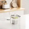 Contenedor de arroz transfronterizo para uso doméstico, a prueba de insectos, a prueba de humedad, sellado, cubo de almacenamiento de arroz de grado alimenticio, caja de almacenamiento de granos