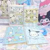 Cuaderno Lindo de Gato Kt Ins de Aspecto Alto Estudiante A5 Cuaderno de Espiral Engrosado Cuaderno de Notas Tareas Papelería Linda Transfronterizo