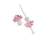 Punto Ola de Color Irregular Semipermeable Perforado Esmaltado Champiñón con Cuentas Pulsera DIY Collar Pendientes Pendientes Accesorios