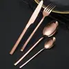 Venta Directa de Fábrica Juego de Cubiertos de Acero Inoxidable para Caballero Tenedor Cuchillo Cuchara Hotel Hogar Restaurante Occidental Cubiertos Cuchara Cuchillo y Tenedor para Filete