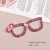 Accesorios de Resina para Manualidades de Dibujos Animados Joyería Lazo Gafas Pegamento de Crema Pasador Funda de Teléfono Móvil Hebilla de Zapato Llavero Colgante