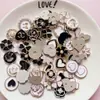 Estilo K de Joias DIY de Pequena Fragrância Acessórios Gotejamento de Óleo Camélia Coração Patch de Resina Material para Pulseira de Celular Fivela de Sapato