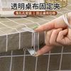 Clip transparente para fijar manteles, clip para fijar manteles, clip para mantel de cocina, clip para mantel doméstico, soporte antideslizante, hebilla de fijación