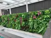 Simulación Planta Verde Pared Pared de Plantas Césped Artificial Flor Artificial Decoración de Pared Interior Exterior Plantas Verdes Falsas Plantas de Césped Paisajismo
