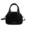 Bolsa de Mão Nova Tendência Simples e Estilosa Bolsa Bowling para Mulheres Moda Retrô Bolsa de Ombro Versátil Bolsa Transversal para Mulheres