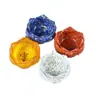 Pedrinhas de Cristal Natural Pedra Desmagnetizante de Lótus Tigela de Tesouro Armazenamento de Mesa para Oferenda a Buda Ornamentos Criativos de Resina Epóxi