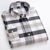 Camisa Masculina Tendência Novo Estilo Não Amassa Roupa de Baixo e de Cima Fashion Casual Algodão Oxford Têxtil Camisa Branca Masculina de Manga Longa